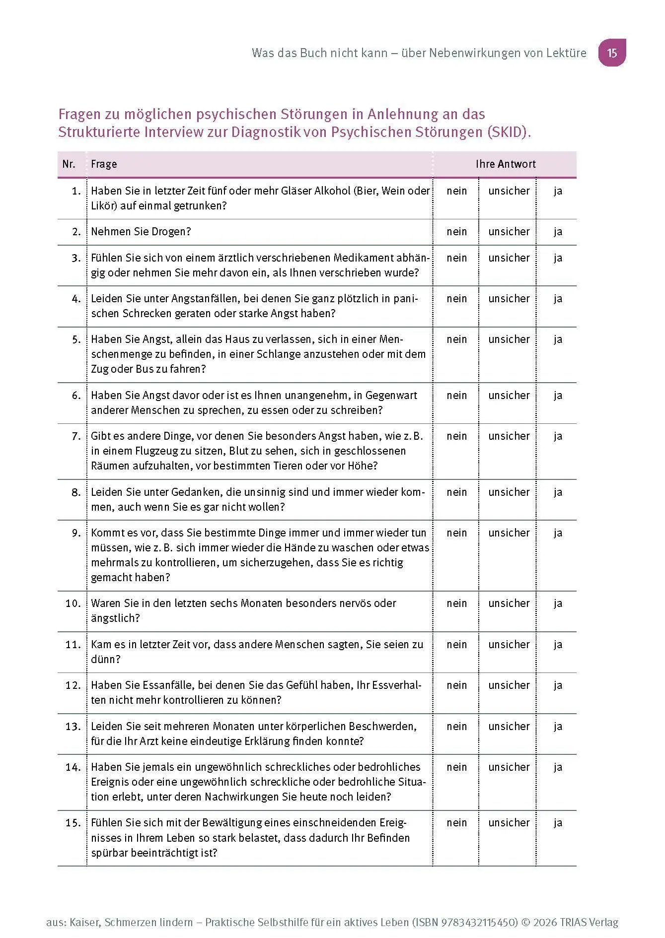Bild: 9783432115450 | Schmerzen lindern - Praktische Selbsthilfe für ein aktives Leben