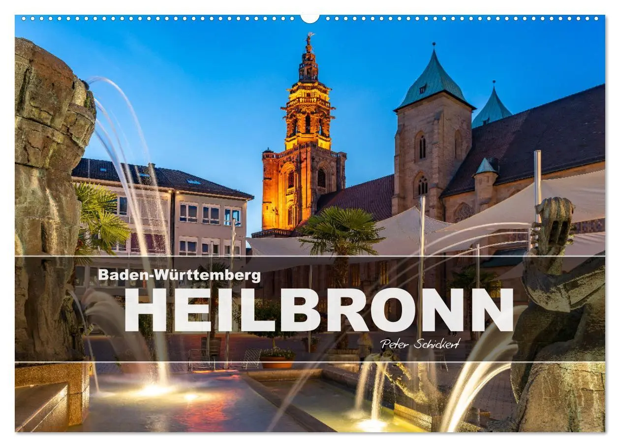 Cover: 9783457345450 | Baden-Württemberg - Heilbronn (Wandkalender 2026 DIN A2 quer),...