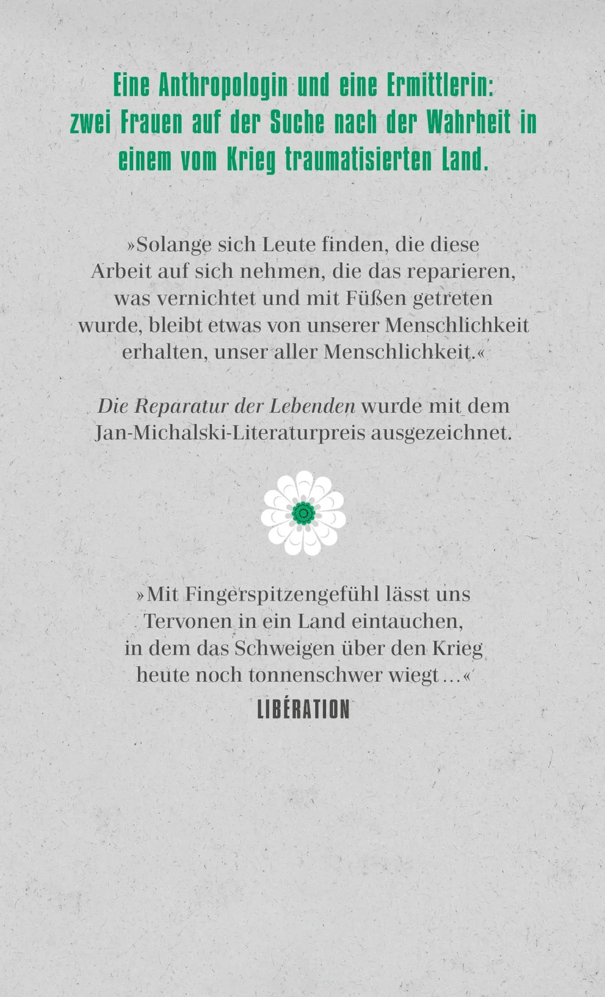 Bild: 9783552075450 | Die Reparatur der Lebenden | Taina Tervonen | Buch | 208 S. | Deutsch