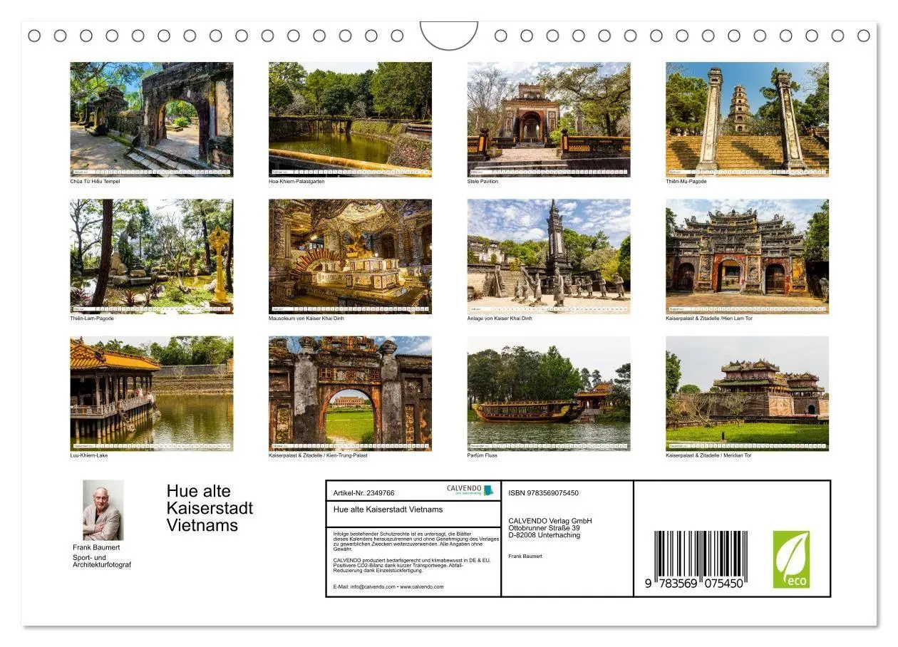 Bild: 9783569075450 | Hue alte Kaiserstadt Vietnams (Wandkalender 2027 DIN A4 quer),...