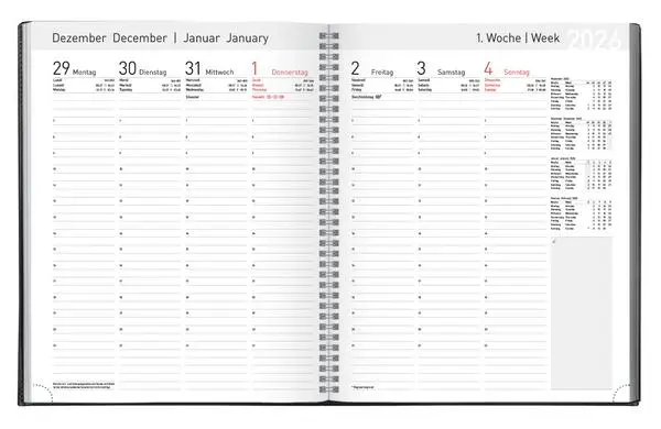 Bild: 9783731885450 | Buchkalender Manager-Timer Einlage 2026 | Verlag Korsch | Kalender