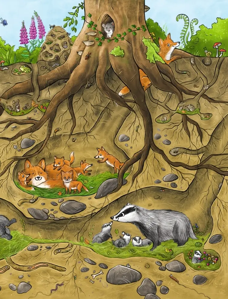 Rückseite: 9783751205450 | Das große Wald-Wimmelbuch | Peter Wohlleben | Buch | 12 S. | Deutsch