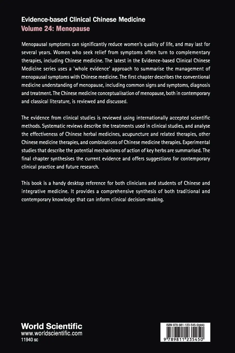 Rückseite: 9789811235450 | EVIDENCE-BASE CLIN CHN MED (V24) | Coyle Meaghan | Taschenbuch | 2021