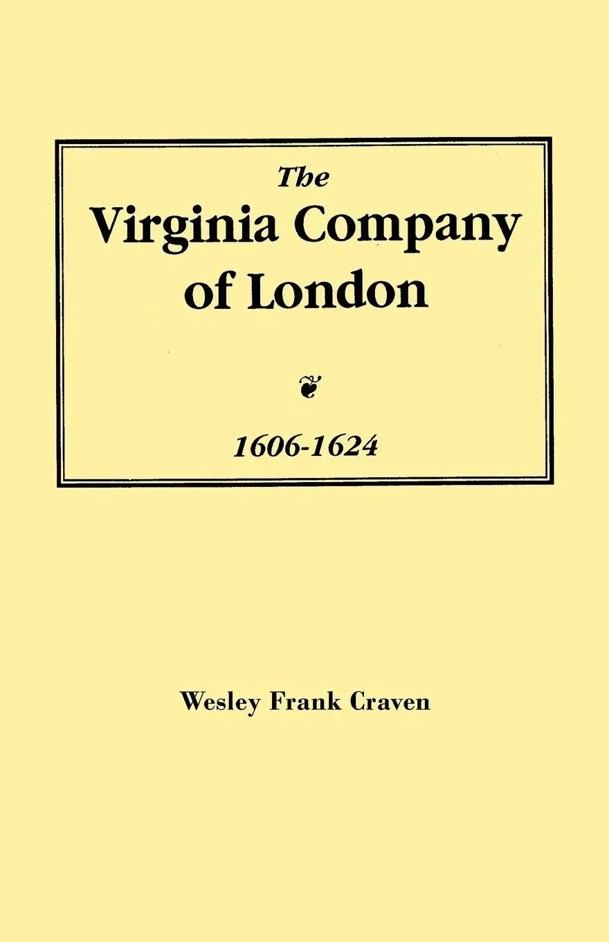 Cover: 9780806345550 | Virginia Company of London, 1606-1624 | Wesley Frank Craven | Buch