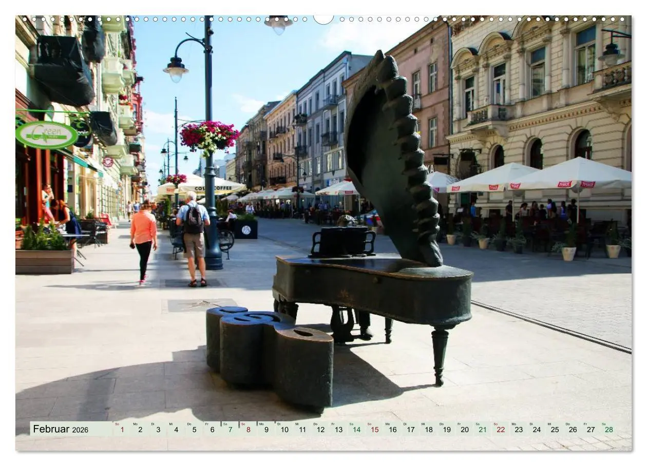 Bild: 9783516045550 | Lodz, die Aufstrebende (Wandkalender 2026 DIN A2 quer), CALVENDO...