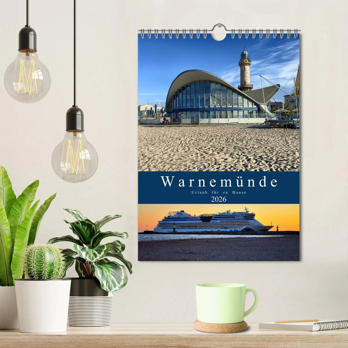 Bild: 9783516355550 | Warnemünde Urlaub für zu Hause (Wandkalender 2026 DIN A4 hoch),...