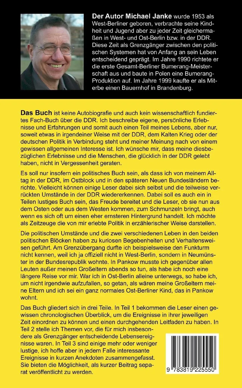 Rückseite: 9783819225550 | Grenzgänger | Ein Leben zwischen den politischen Welten | Janke | Buch