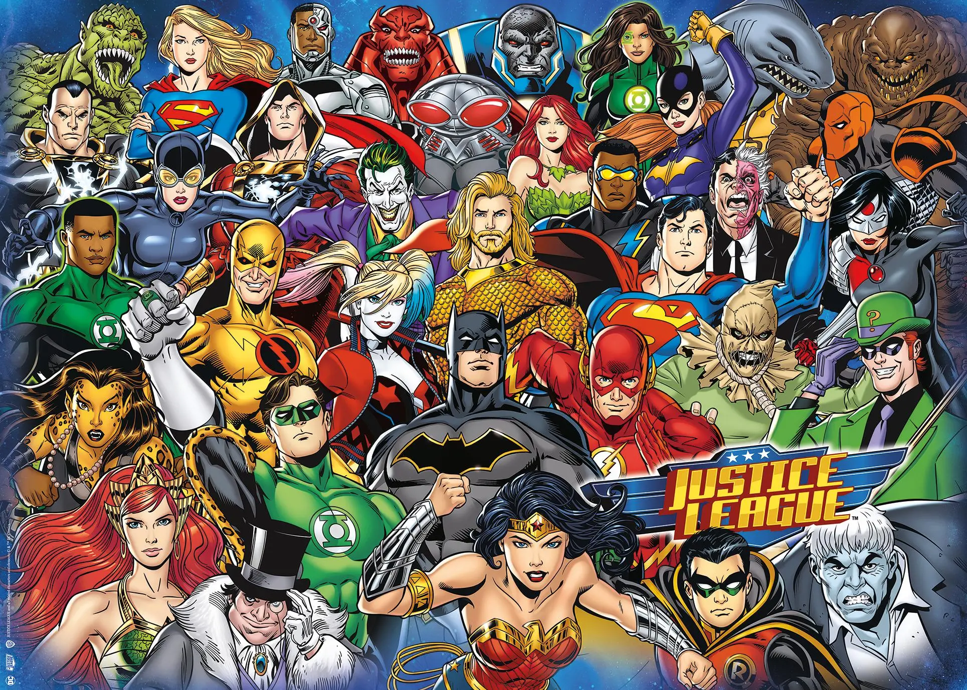 Cover: 4005555005650 | Erwachsenenpuzzle 1000 Teile - Challenge DC Comics | Spiel | Challenge