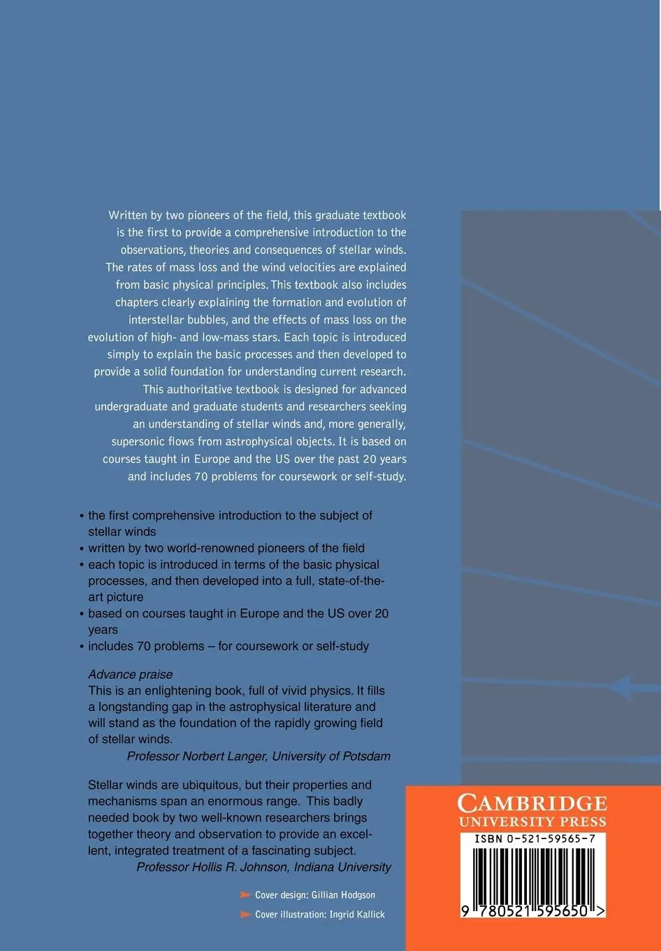 Rückseite: 9780521595650 | Introduction to Stellar Winds | Henny J. G. L. M. Lamers (u. a.)