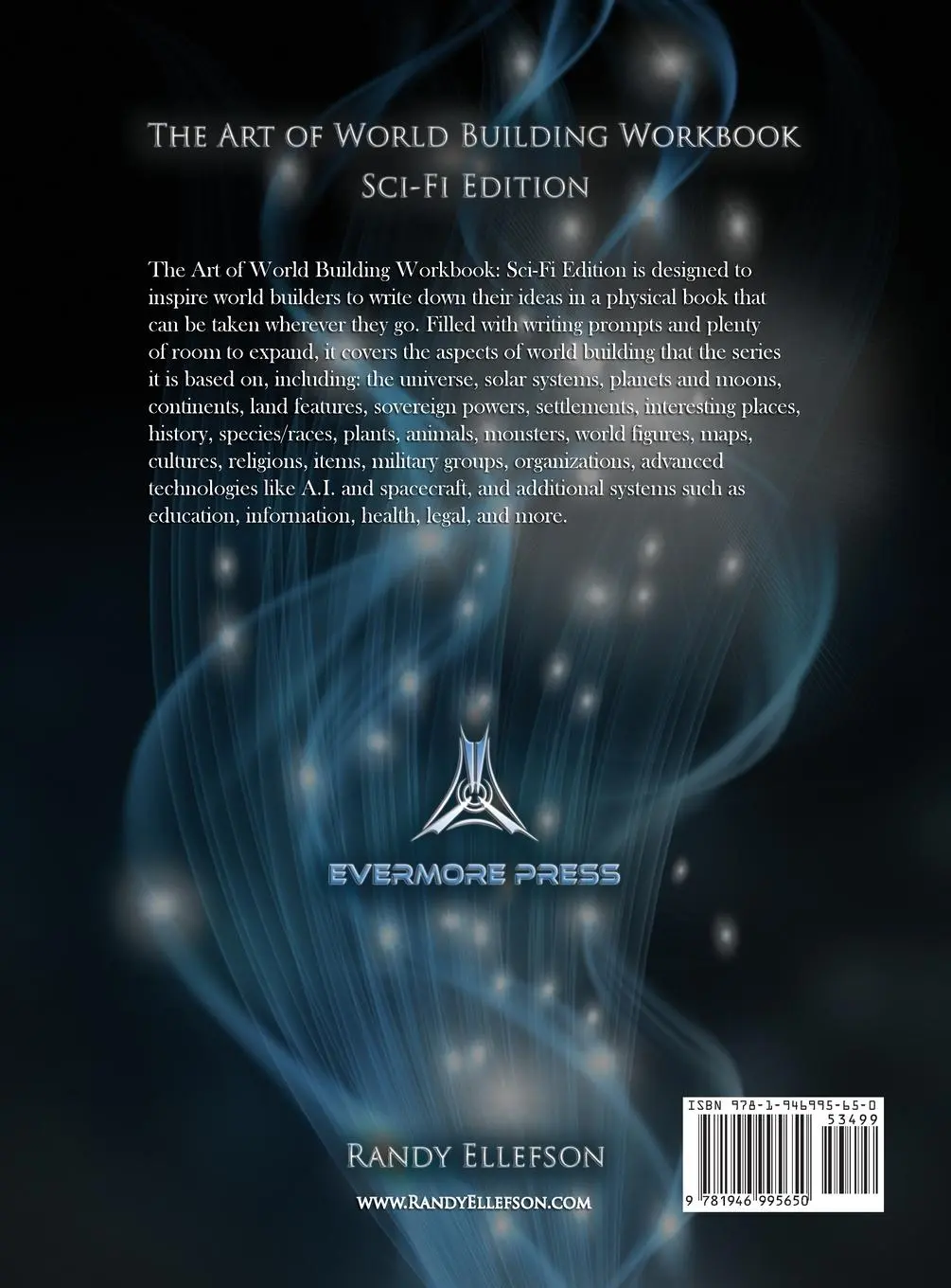 Rückseite: 9781946995650 | The Art of World Building Workbook | Sci-Fi Edition | Randy Ellefson