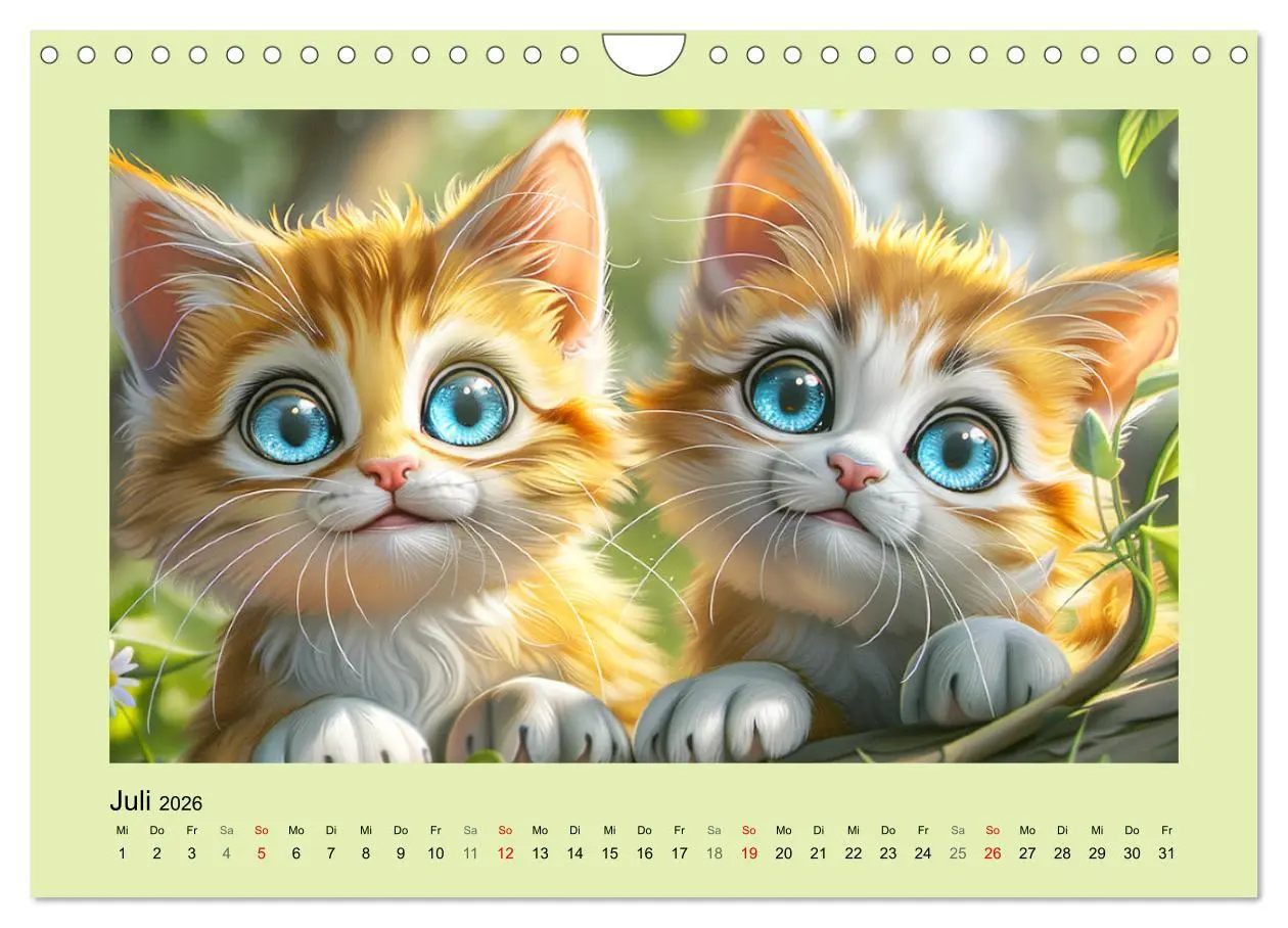 Bild: 9783457325650 | Katzen-Paradies. Entzückende Cartoon-Kätzchen zum verlieben...