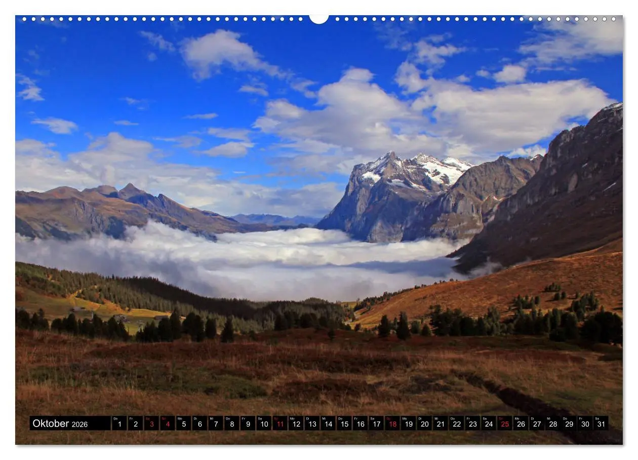 Bild: 9783457705650 | Berge im Berner Oberland (hochwertiger Premium Wandkalender 2026...