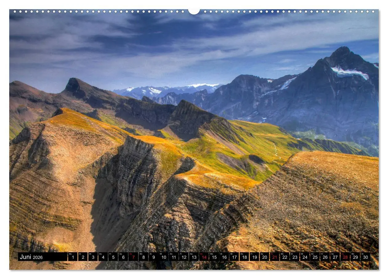 Bild: 9783457705650 | Berge im Berner Oberland (hochwertiger Premium Wandkalender 2026...