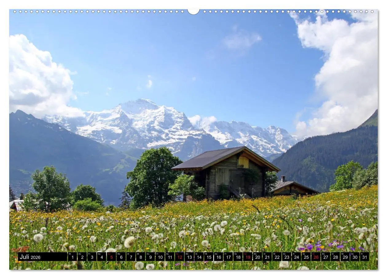 Bild: 9783457705650 | Berge im Berner Oberland (hochwertiger Premium Wandkalender 2026...