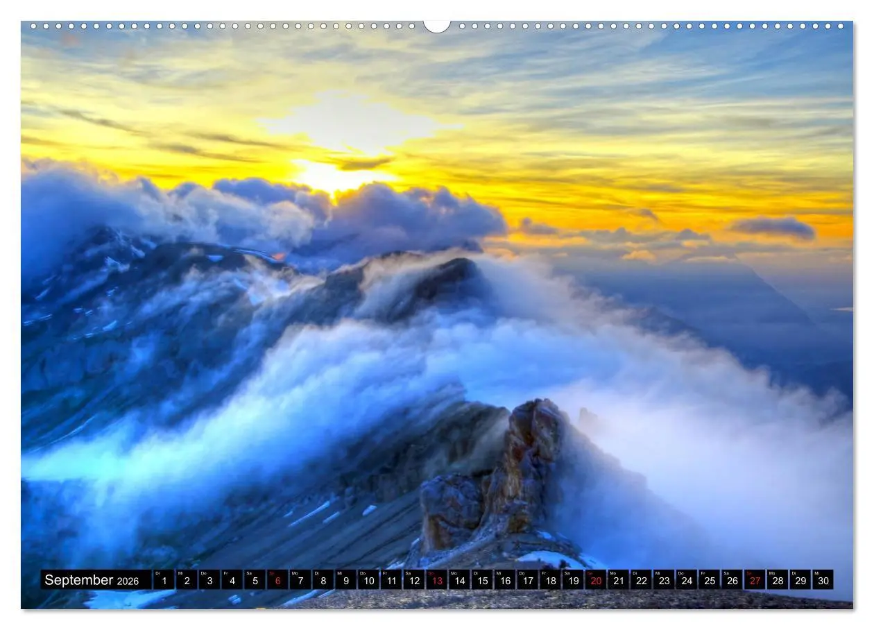 Bild: 9783457705650 | Berge im Berner Oberland (hochwertiger Premium Wandkalender 2026...