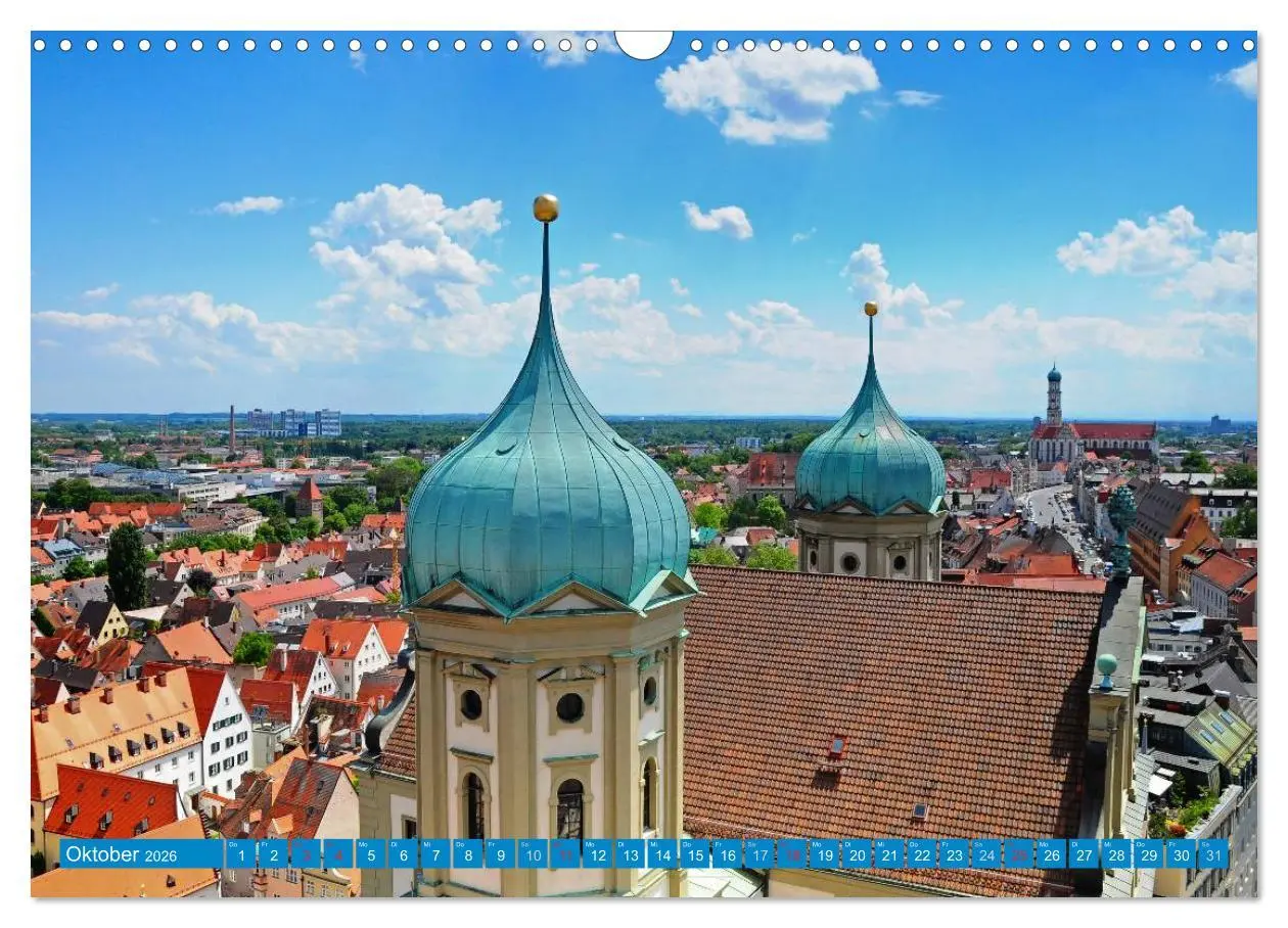 Bild: 9783516105650 | Augsburg und Umgebung (Wandkalender 2026 DIN A3 quer), CALVENDO...