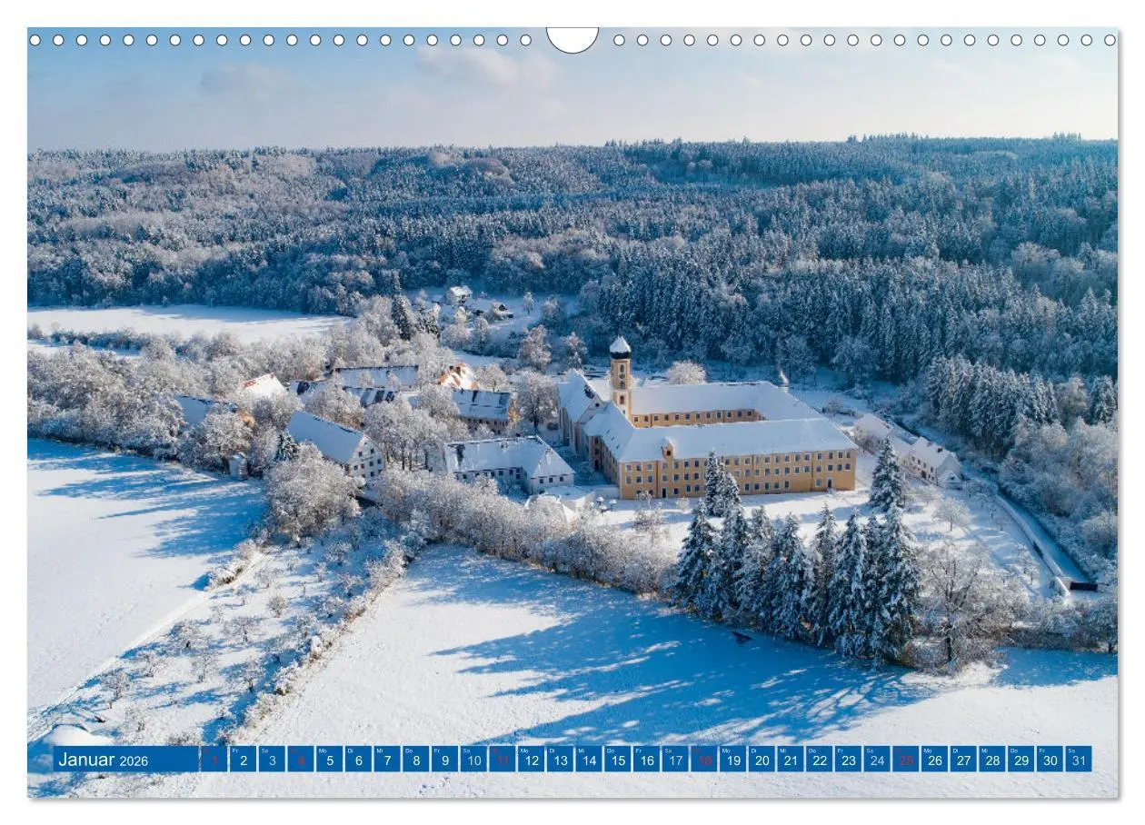 Bild: 9783516105650 | Augsburg und Umgebung (Wandkalender 2026 DIN A3 quer), CALVENDO...