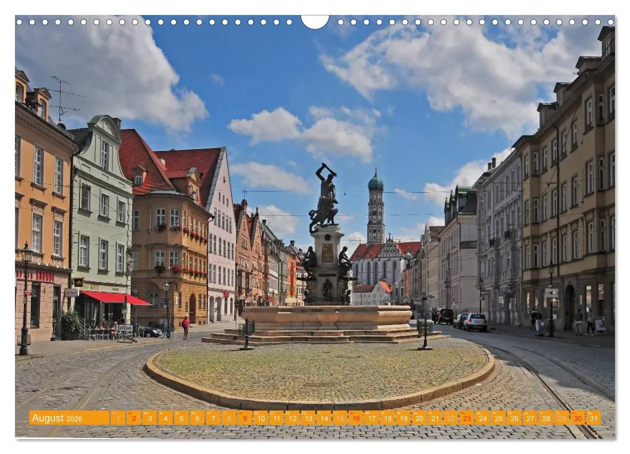 Bild: 9783516105650 | Augsburg und Umgebung (Wandkalender 2026 DIN A3 quer), CALVENDO...