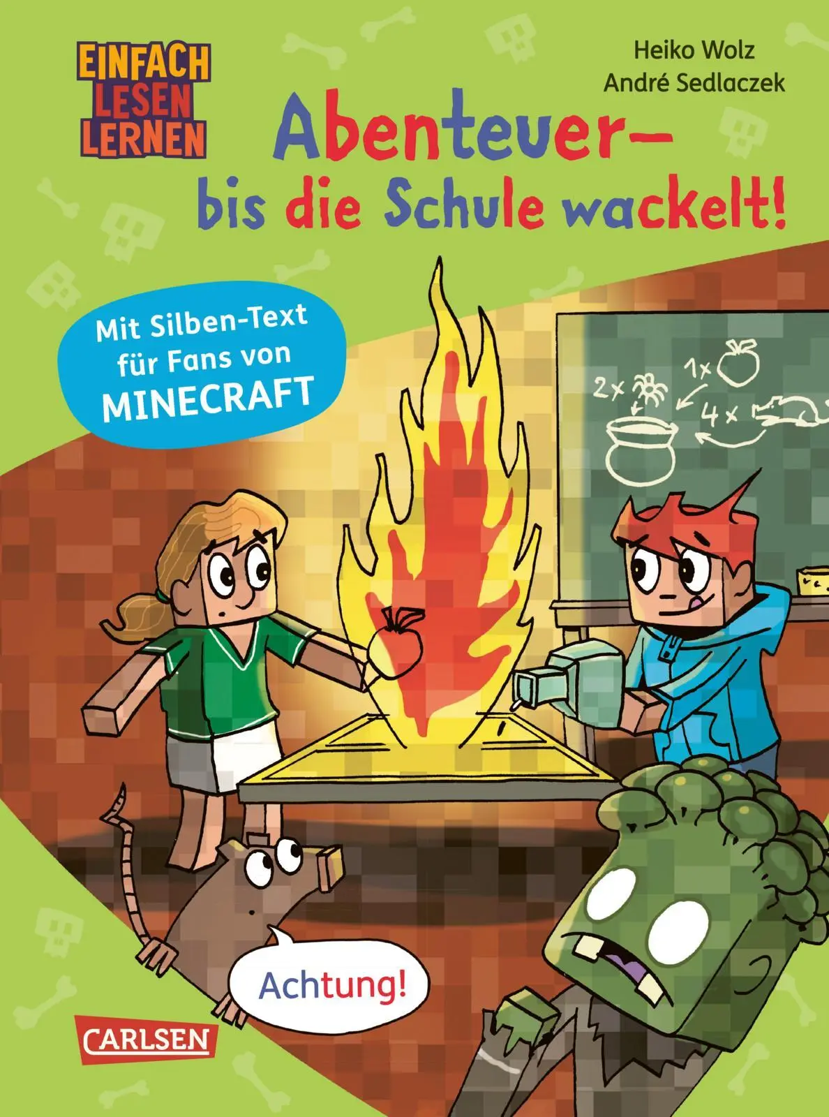 Cover: 9783551065650 | Minecraft Silben-Geschichte: Abenteuer - bis die Schule wackelt!