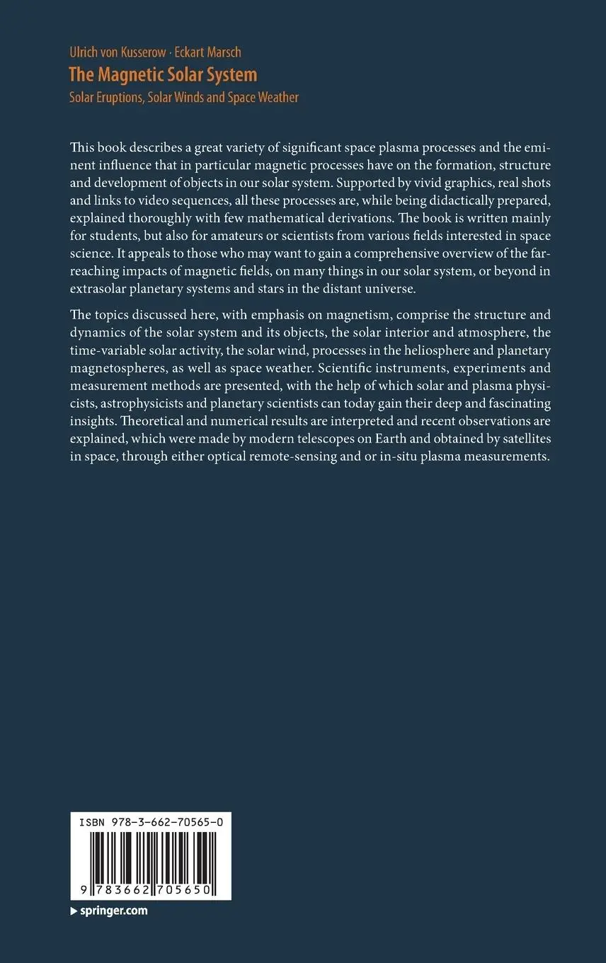 Rückseite: 9783662705650 | The Magnetic Solar System | Eckart Marsch (u. a.) | Buch | xli | 2025