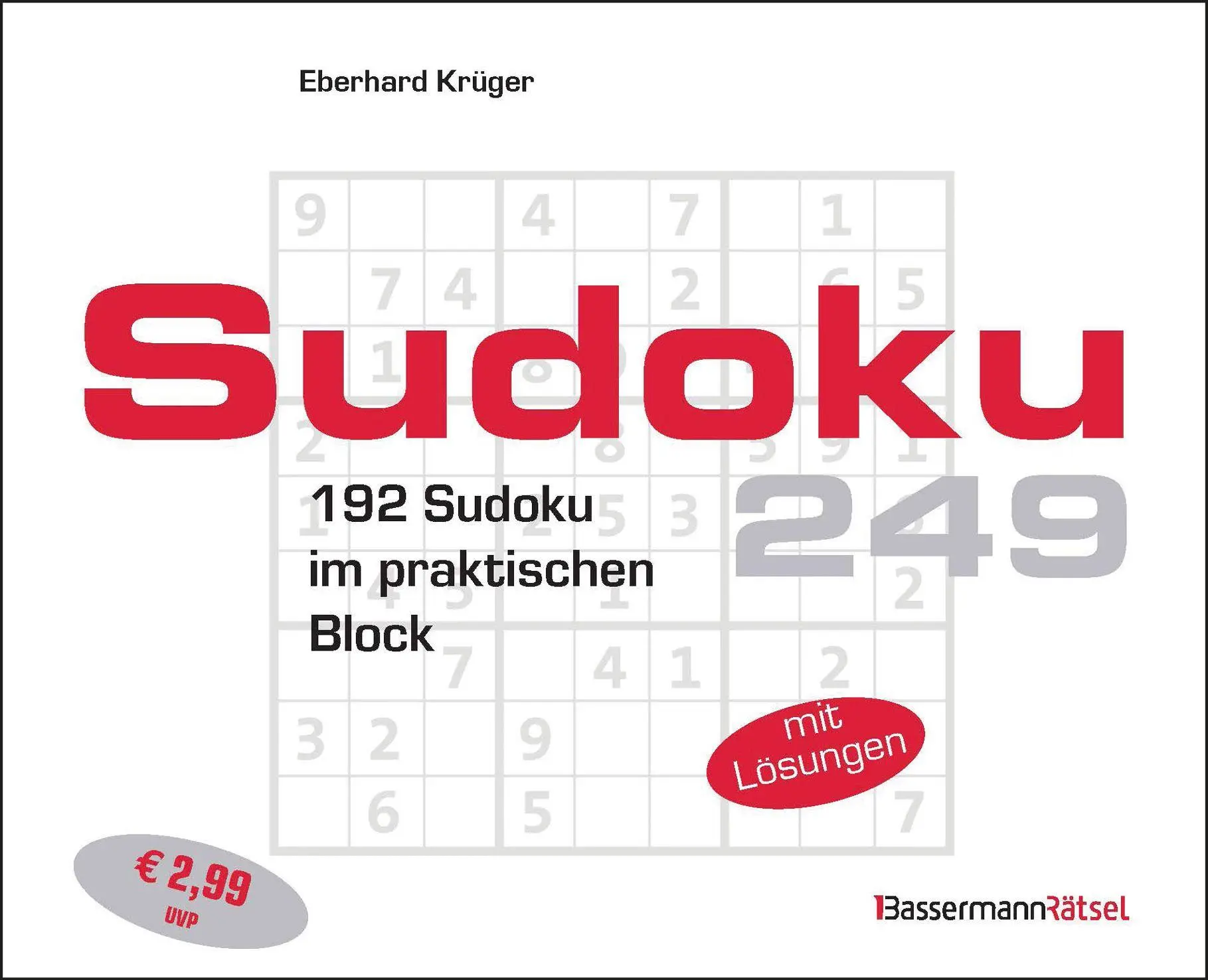 Sudokublock 249 (5 Exemplare à 2,99 EUR)