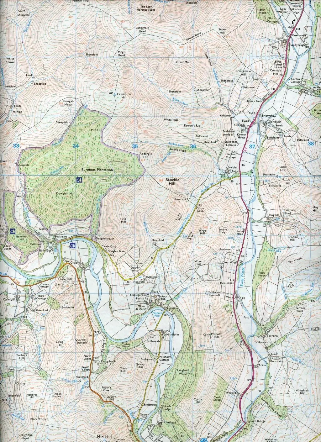 Bild: 9780319245750 | Eskdale and Castle O'er Forest | Ordnance Survey | (Land-)Karte | 2015