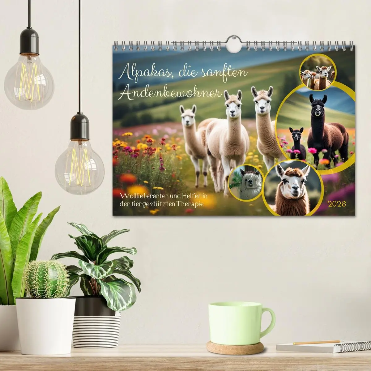 Bild: 9783457315750 | Alpakas, die sanften Andenbewohner (Wandkalender 2026 DIN A4 quer),...