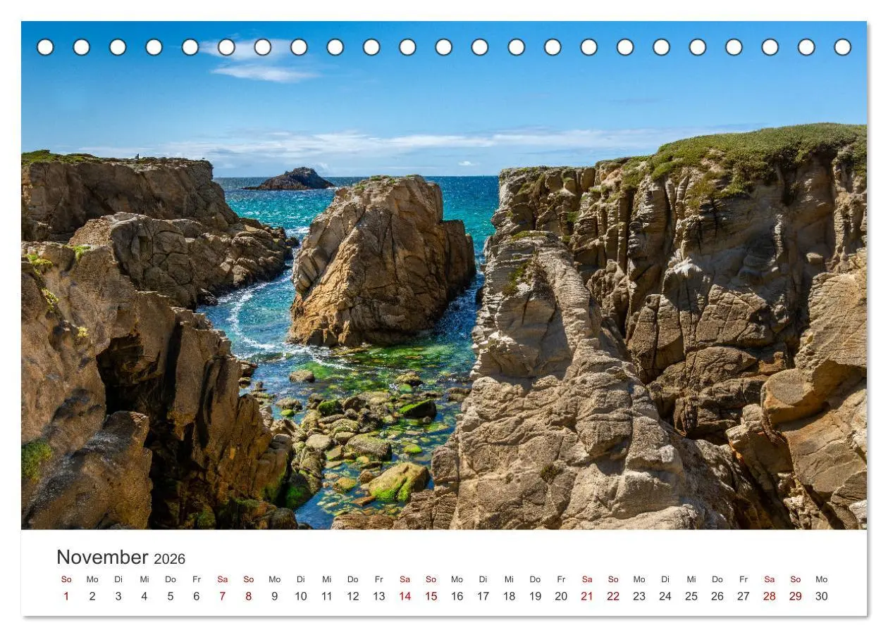 Bild: 9783457485750 | Die Bretagne - Traumpfade (Tischkalender 2026 DIN A5 quer),...