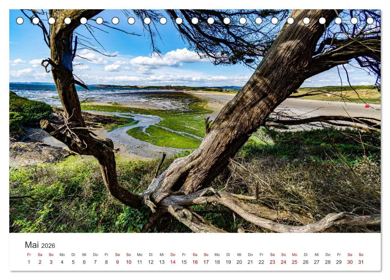 Bild: 9783457485750 | Die Bretagne - Traumpfade (Tischkalender 2026 DIN A5 quer),...