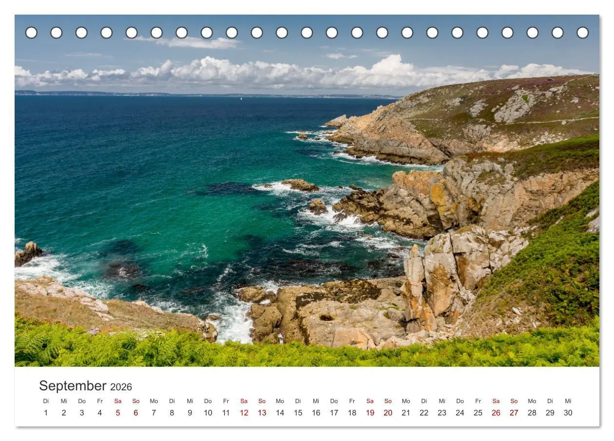 Bild: 9783457485750 | Die Bretagne - Traumpfade (Tischkalender 2026 DIN A5 quer),...
