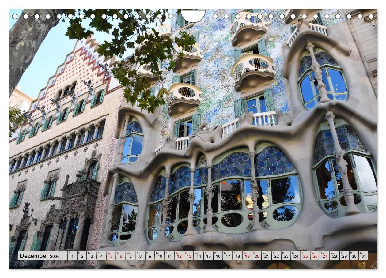 Bild: 9783457555750 | Ein bisschen GAUDI in Barcelona (Wandkalender 2026 DIN A4 quer),...