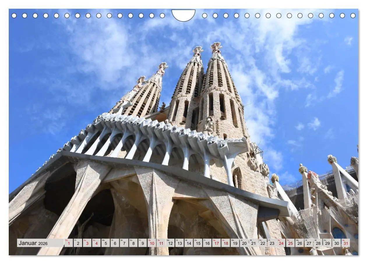 Bild: 9783457555750 | Ein bisschen GAUDI in Barcelona (Wandkalender 2026 DIN A4 quer),...