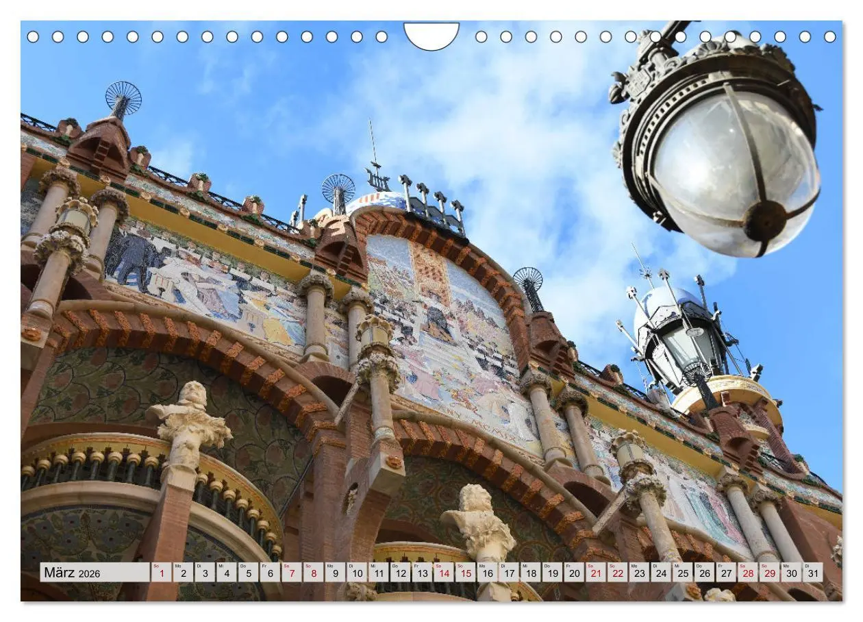 Bild: 9783457555750 | Ein bisschen GAUDI in Barcelona (Wandkalender 2026 DIN A4 quer),...