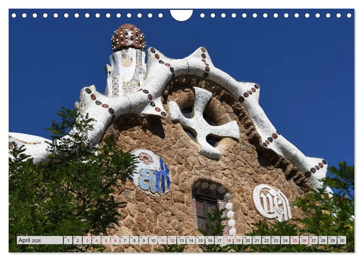 Bild: 9783457555750 | Ein bisschen GAUDI in Barcelona (Wandkalender 2026 DIN A4 quer),...