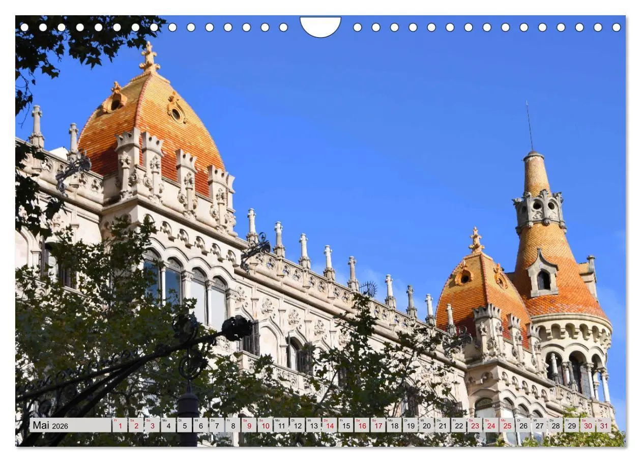 Bild: 9783457555750 | Ein bisschen GAUDI in Barcelona (Wandkalender 2026 DIN A4 quer),...