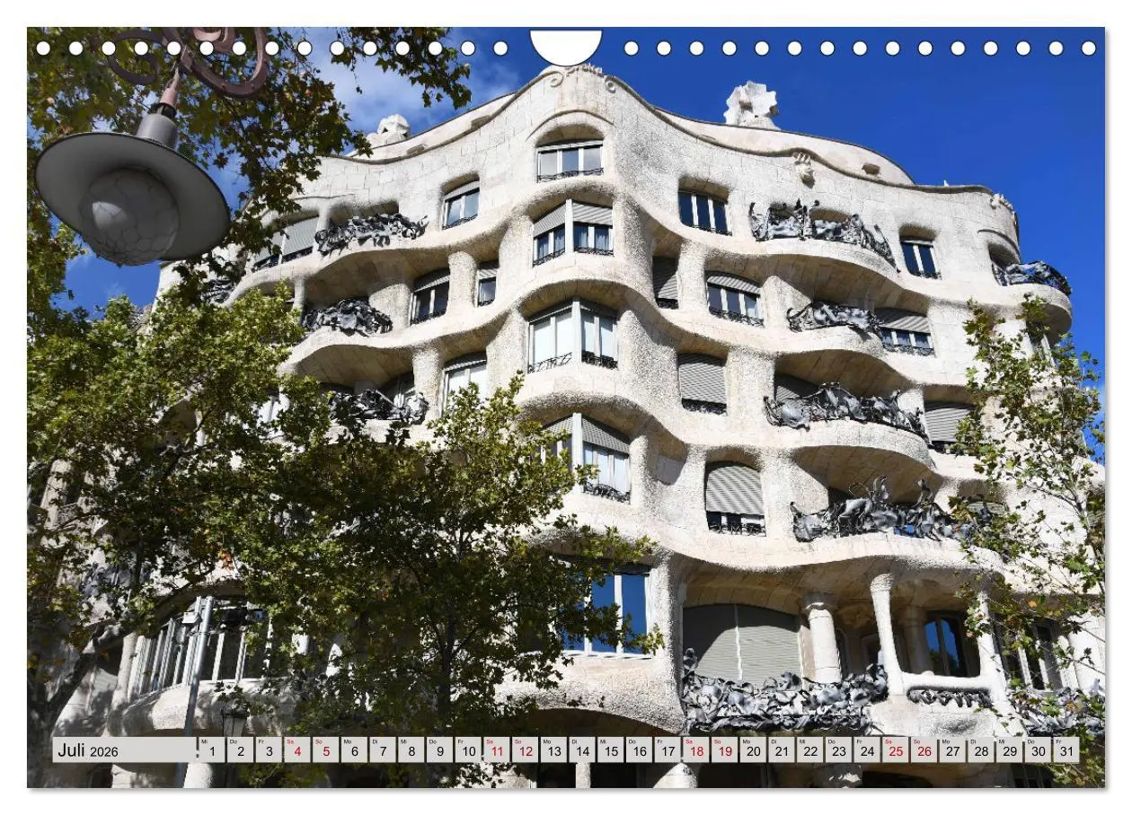 Bild: 9783457555750 | Ein bisschen GAUDI in Barcelona (Wandkalender 2026 DIN A4 quer),...