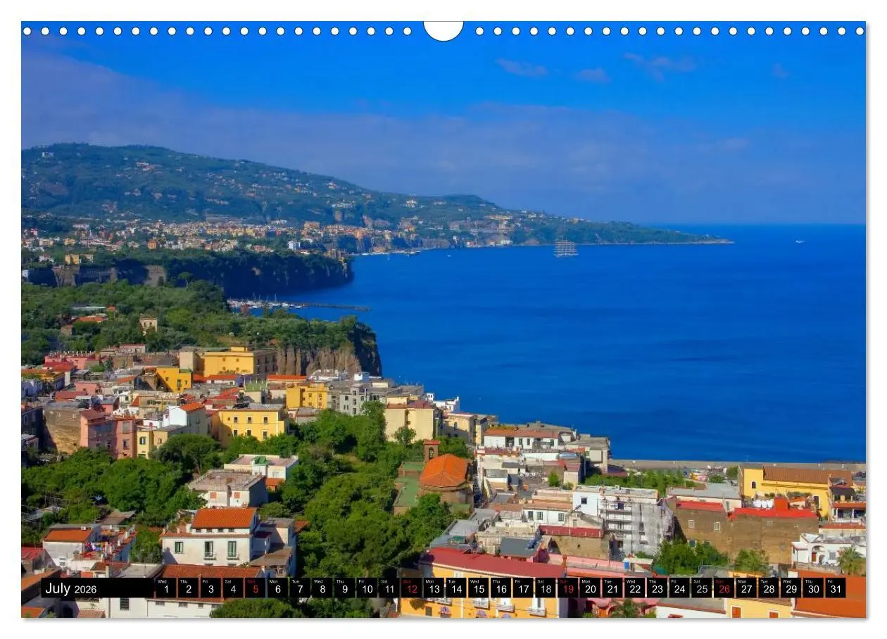 Bild: 9783516575750 | Amalfi Coast and Campania (Wall Calendar 2026 DIN A3 landscape),...
