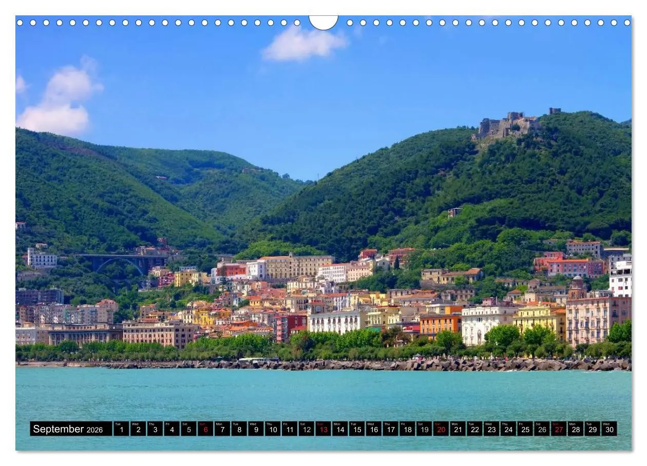 Bild: 9783516575750 | Amalfi Coast and Campania (Wall Calendar 2026 DIN A3 landscape),...