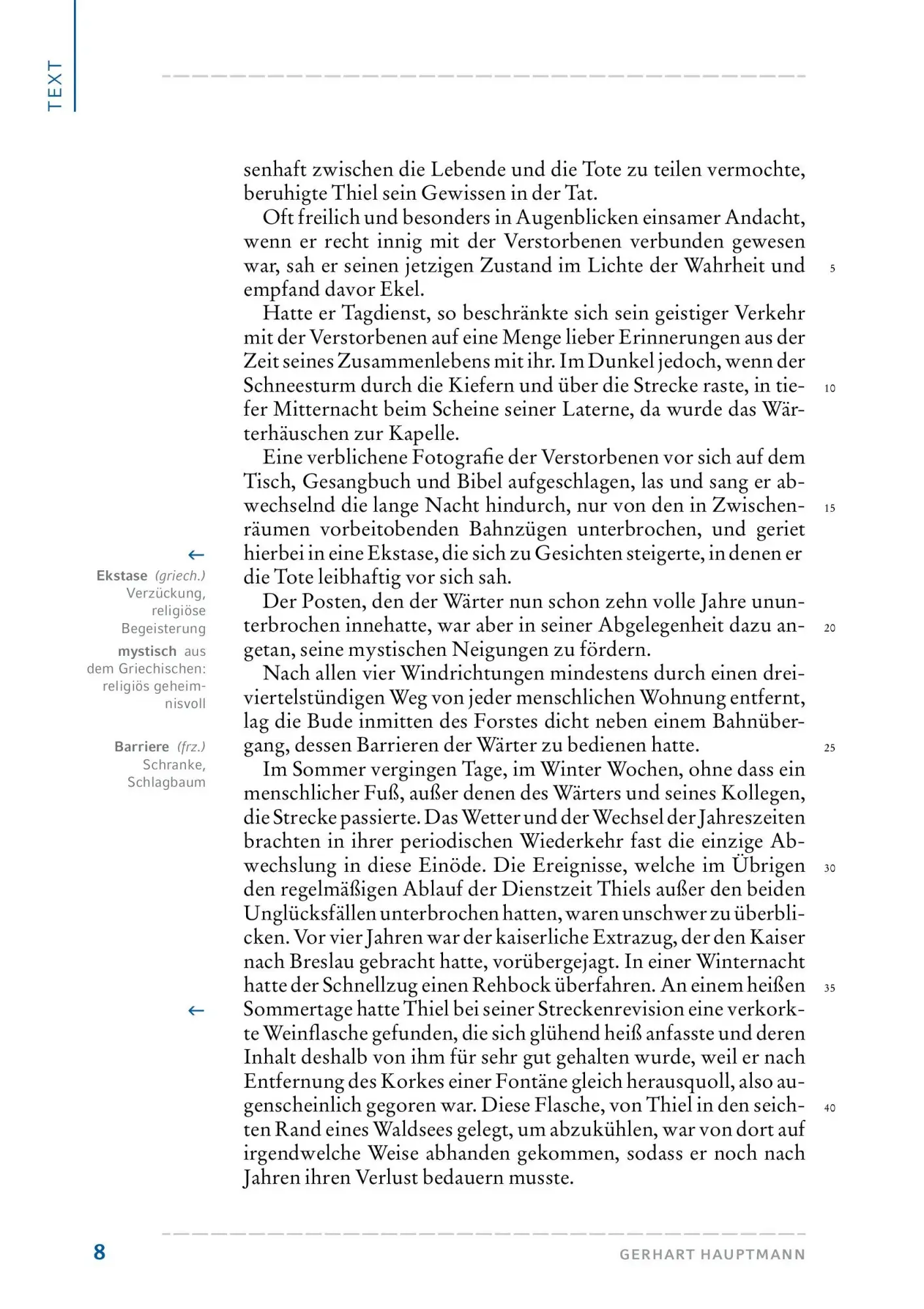 Bild: 9783804425750 | Bahnwärter Thiel (Textausgabe) | Gerhart Hauptmann | Taschenbuch