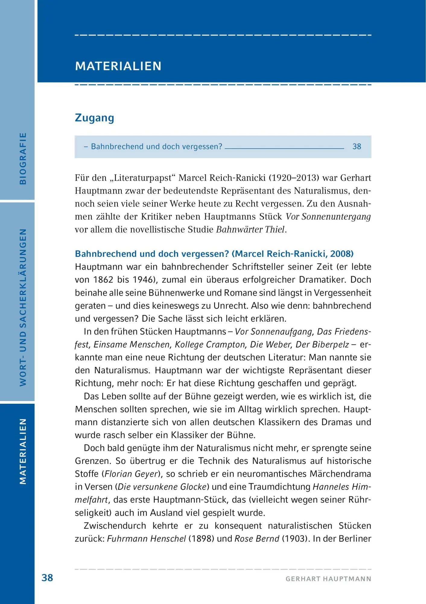Bild: 9783804425750 | Bahnwärter Thiel (Textausgabe) | Gerhart Hauptmann | Taschenbuch