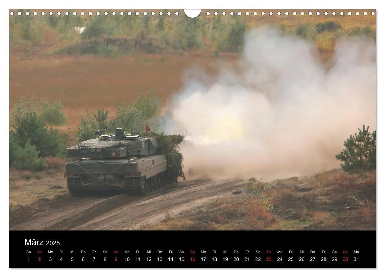 Bild: 9783435835850 | Panzerstahl auf der Heide - Das Heer legt wieder los (Wandkalender...