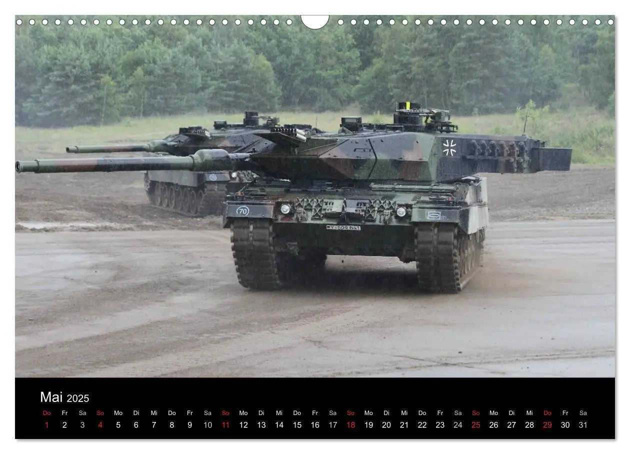 Bild: 9783435835850 | Panzerstahl auf der Heide - Das Heer legt wieder los (Wandkalender...