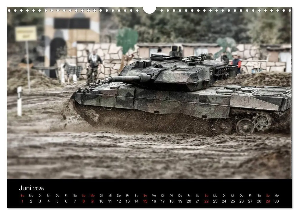 Bild: 9783435835850 | Panzerstahl auf der Heide - Das Heer legt wieder los (Wandkalender...