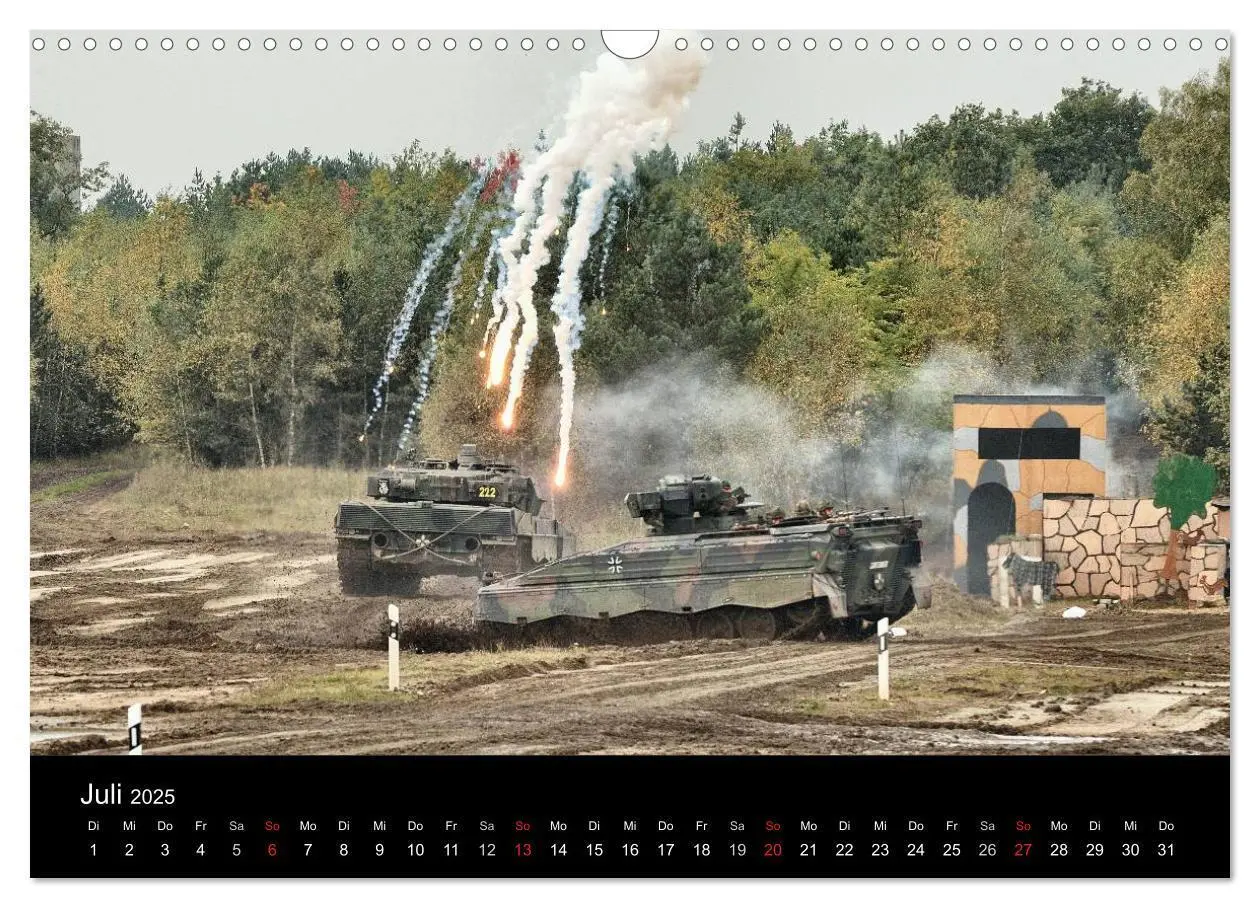 Bild: 9783435835850 | Panzerstahl auf der Heide - Das Heer legt wieder los (Wandkalender...