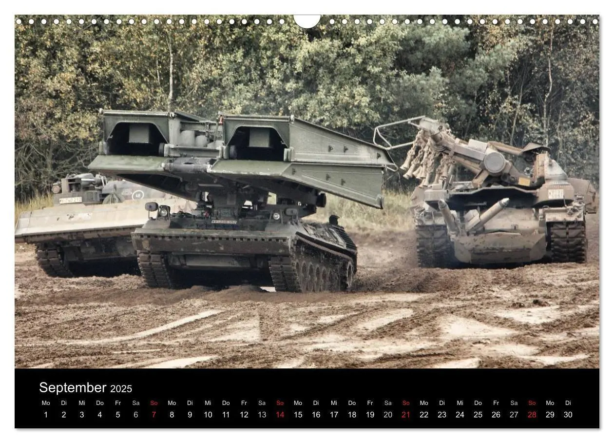 Bild: 9783435835850 | Panzerstahl auf der Heide - Das Heer legt wieder los (Wandkalender...
