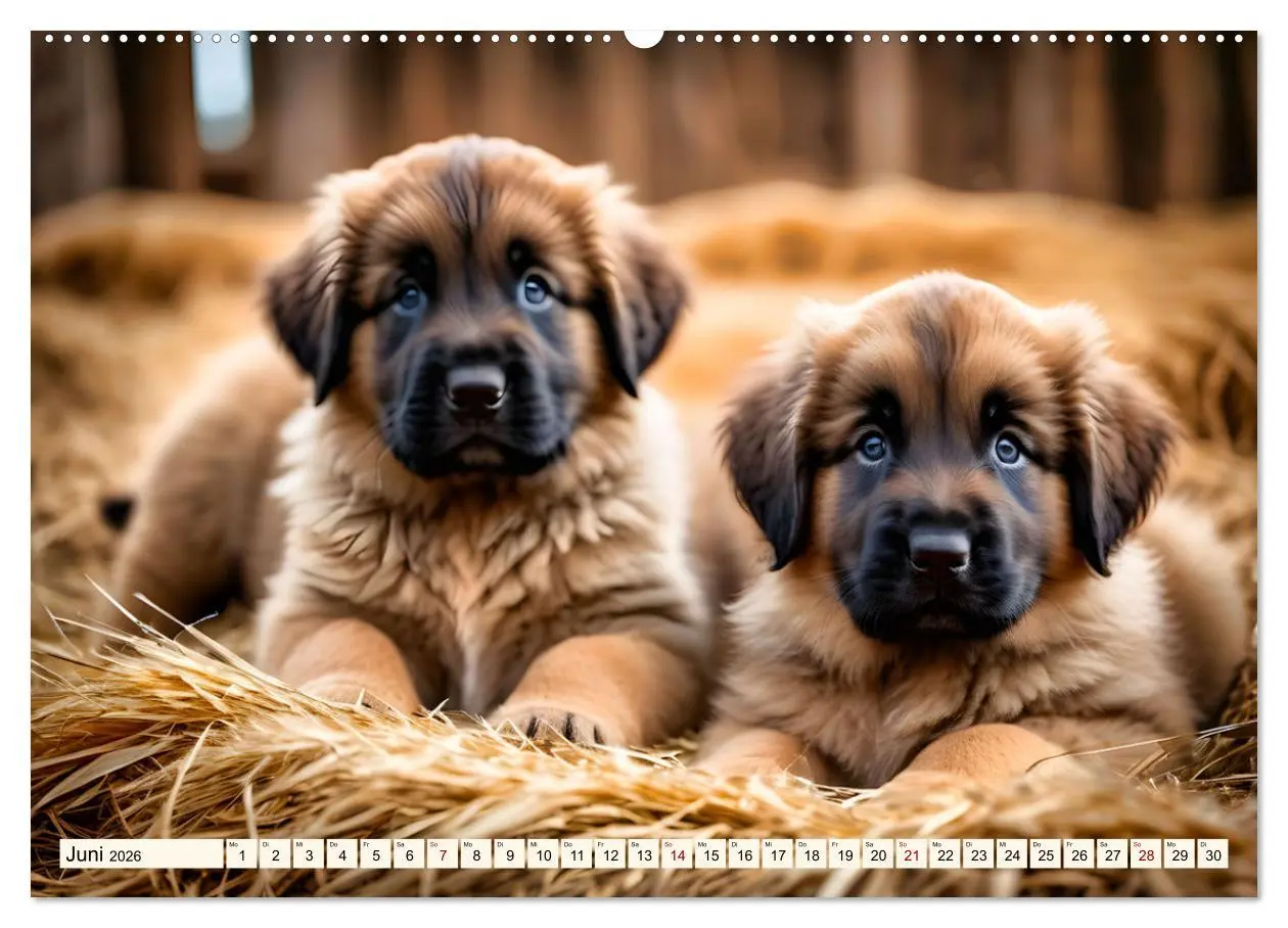 Bild: 9783457305850 | Leonberger - der zahme Löwe (Wandkalender 2026 DIN A2 quer),...