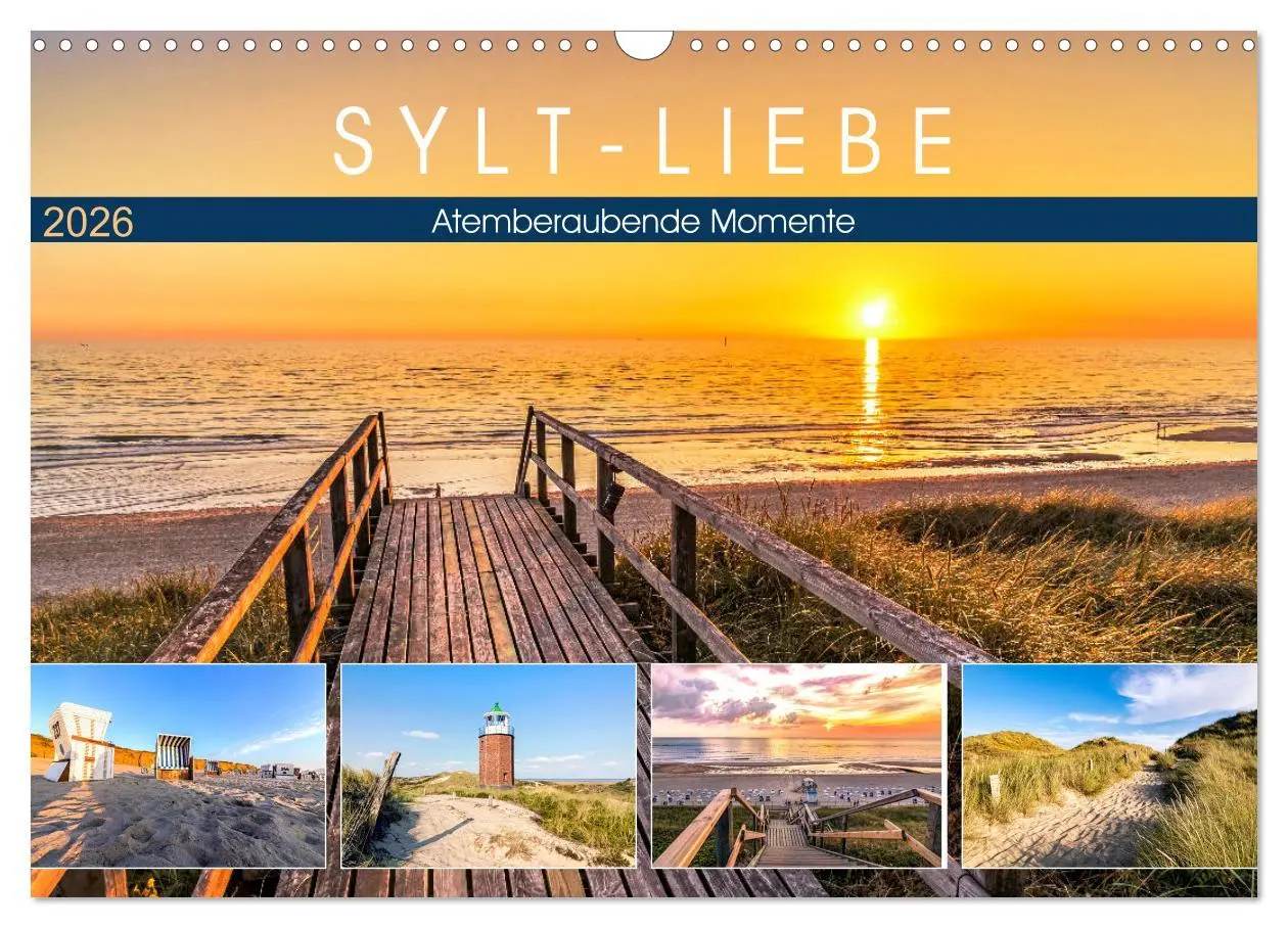 Cover: 9783457785850 | SYLT-LIEBE Atemberaubende Momente (Wandkalender 2026 DIN A3 quer),...
