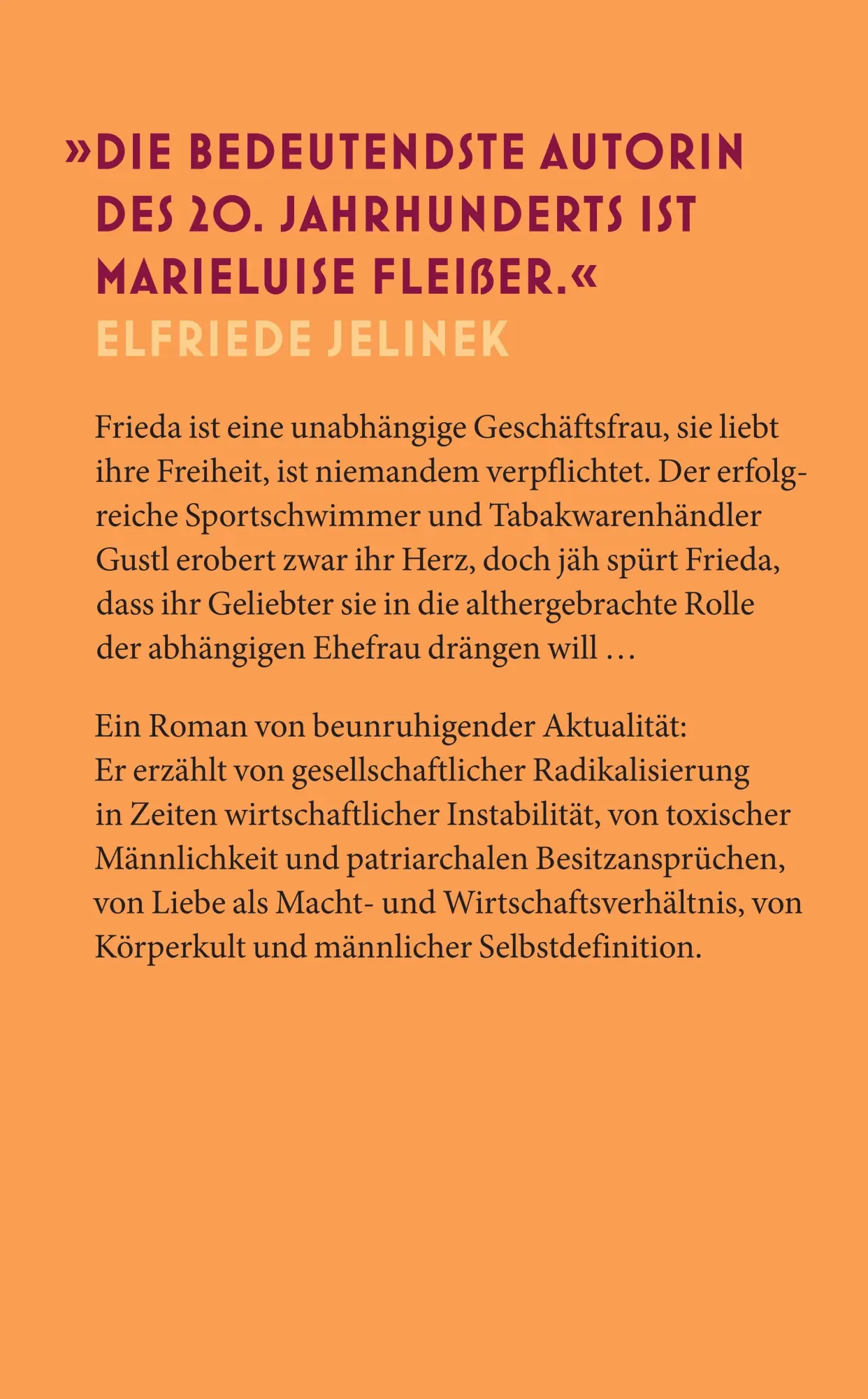 Rückseite: 9783518475850 | Eine Zierde für den Verein | Marieluise Fleißer | Taschenbuch | 232 S.