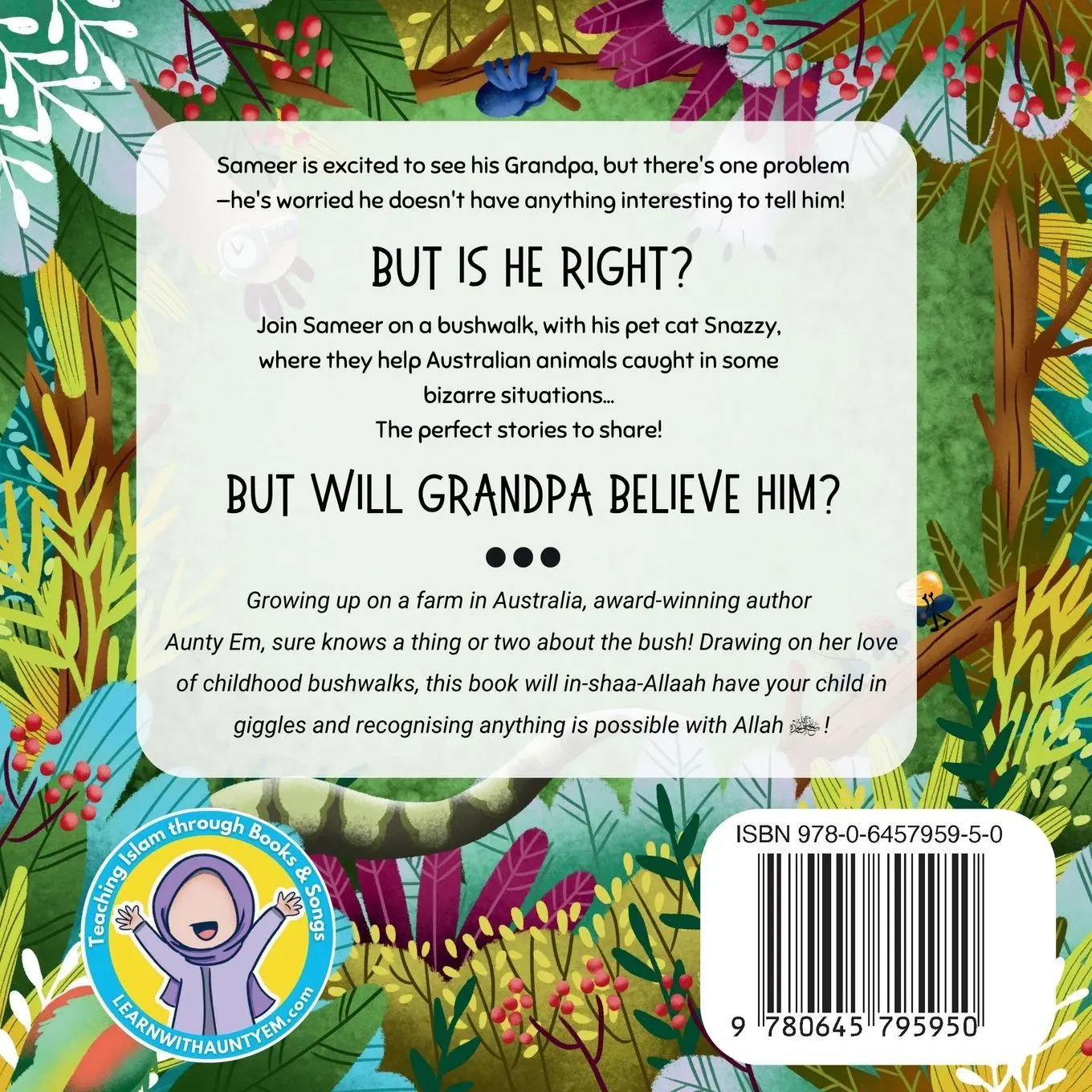 Rückseite: 9780645795950 | Sameer and Snazzy. Kindness Counts | Aunty Em | Taschenbuch | Englisch