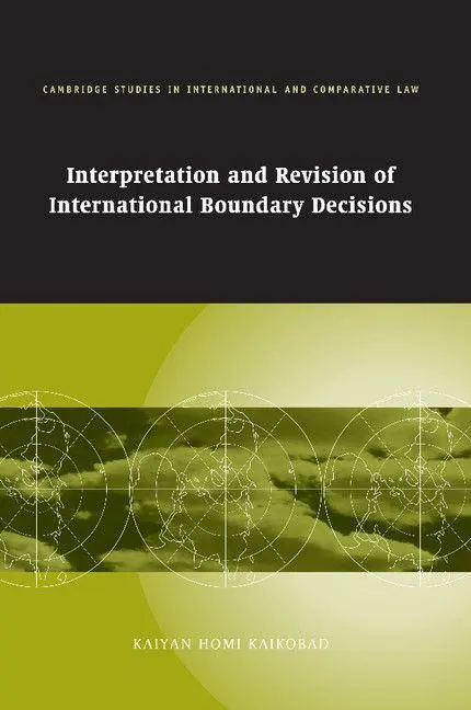 Cover: 9781107405950 | Interpretation and Revision of International Boundary Decisions | Buch